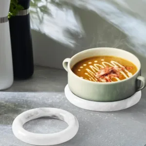 marble trivets set 2