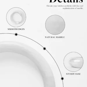 marble trivets set 5