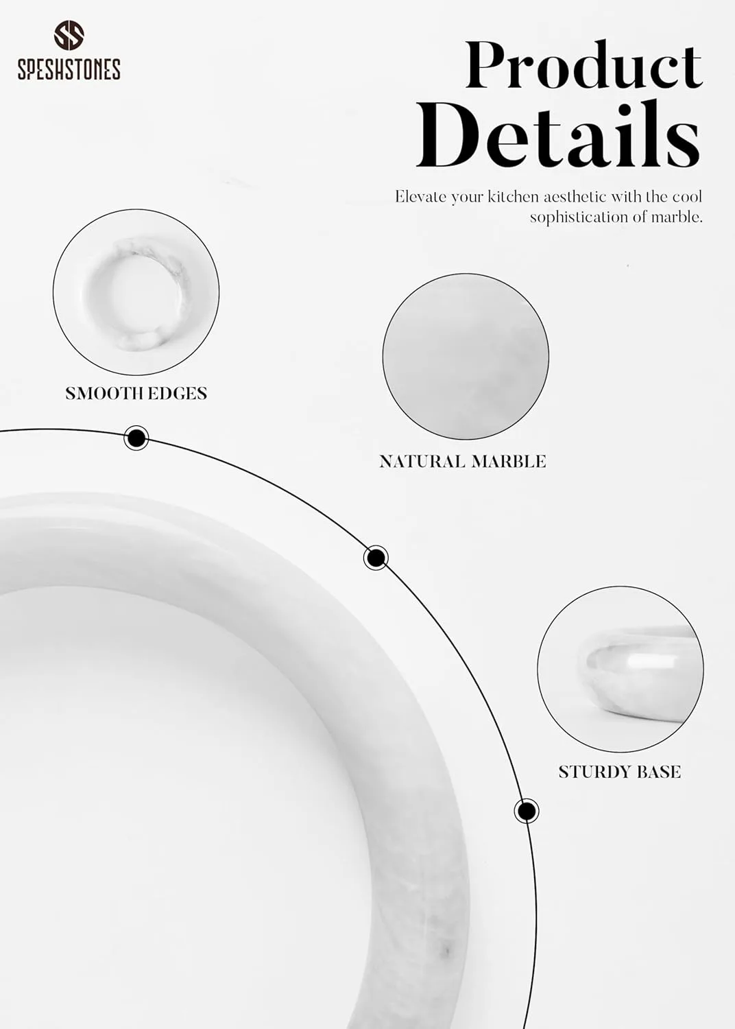 marble trivets set 5