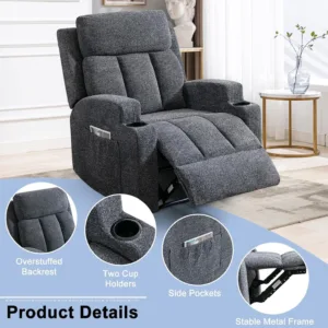 massage recliner chair heat 7