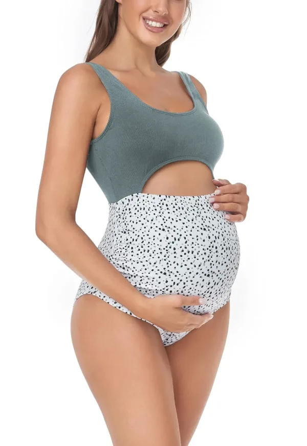 maternity bodysuit ribbed 5