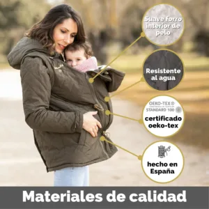 maternity coat babywearing 5