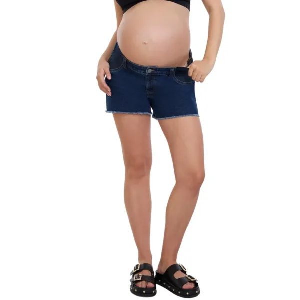 maternity denim shorts 7