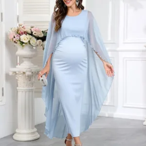 maternity dress cape sparkly 4