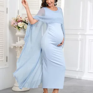 maternity dress cape sparkly 5
