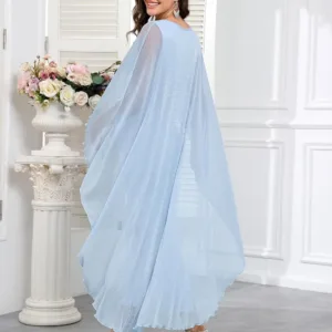 maternity dress cape sparkly 6