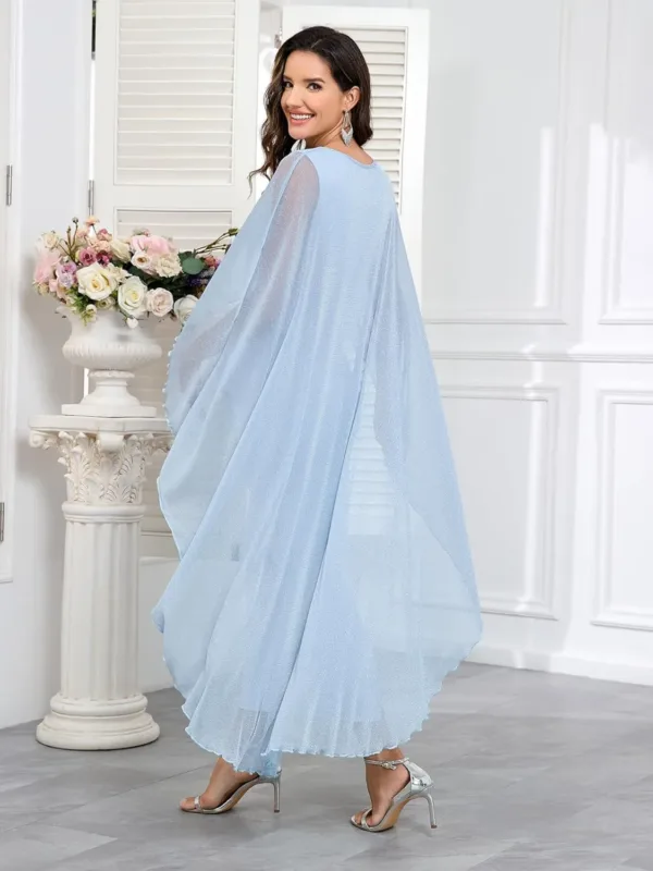 maternity dress cape sparkly 6