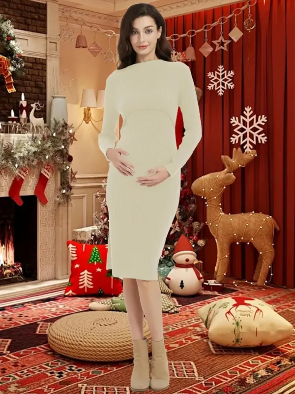 maternity dress knit 2