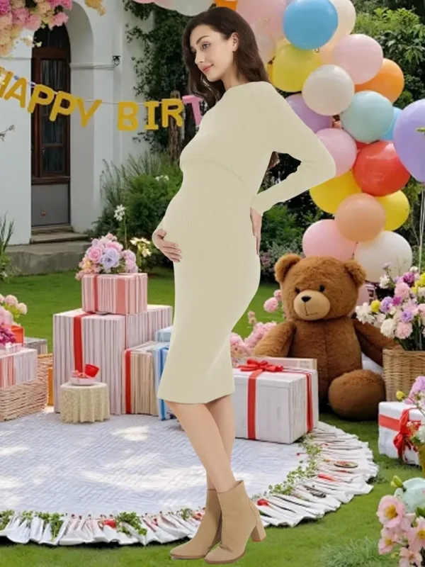 maternity dress knit 3