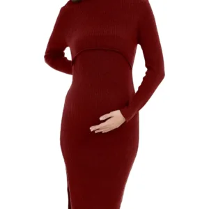 maternity dress knit 6