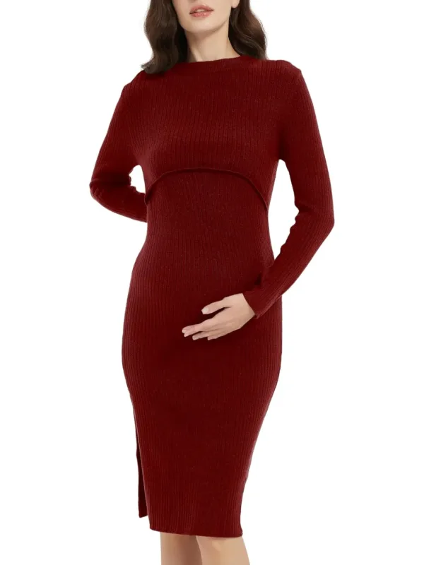 maternity dress knit 6