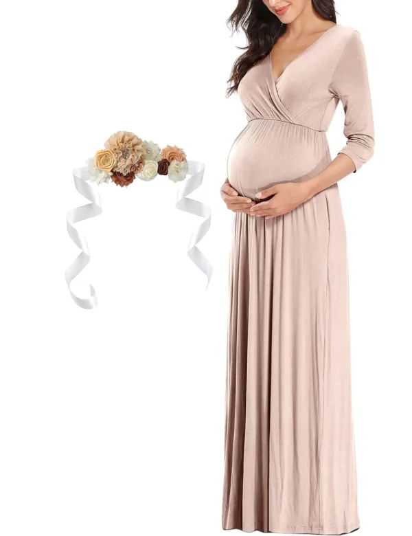 maternity dress maxi 3