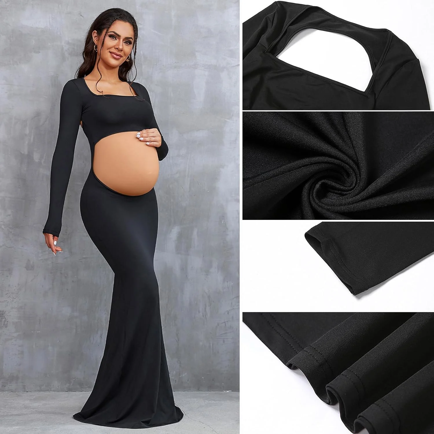 maternity dress photoshoot gown 5