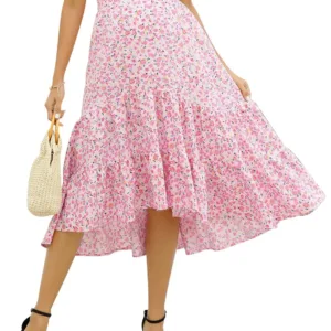 maternity dress pleated maxi 1