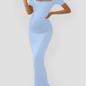 maternity dress ribbed bodycon 6