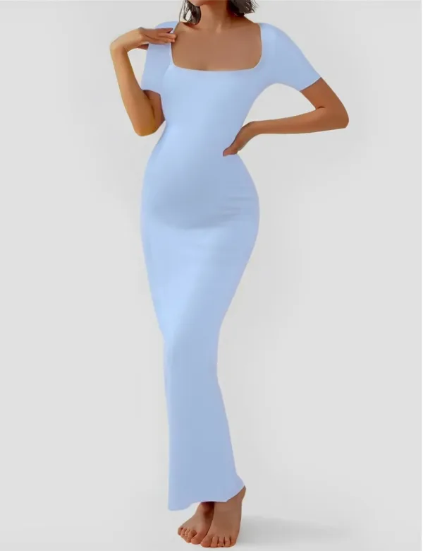maternity dress ribbed bodycon 6