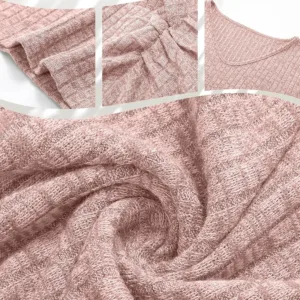 maternity dress ribbed v neck 4