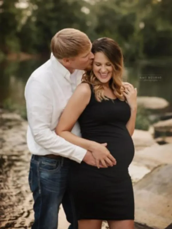 maternity dress ruched 2