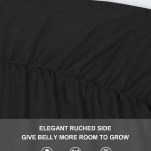 maternity dress ruched 5