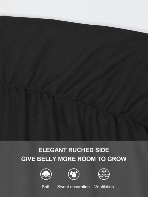 maternity dress ruched 5