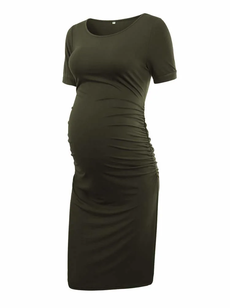 maternity dress ruched 6