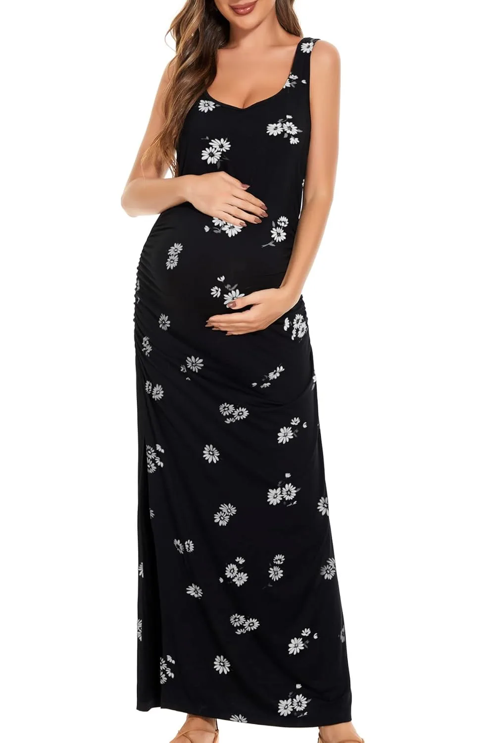 maternity dress sleeveless 3