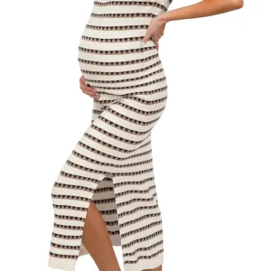 maternity dress sleeveless knit 1