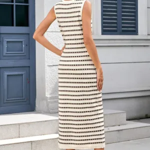 maternity dress sleeveless knit 5