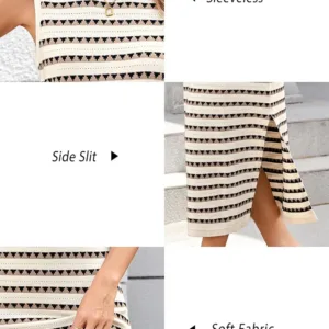 maternity dress sleeveless knit 6