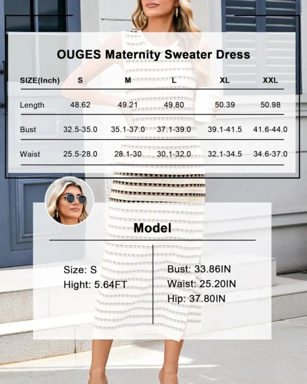 maternity dress sleeveless knit 7