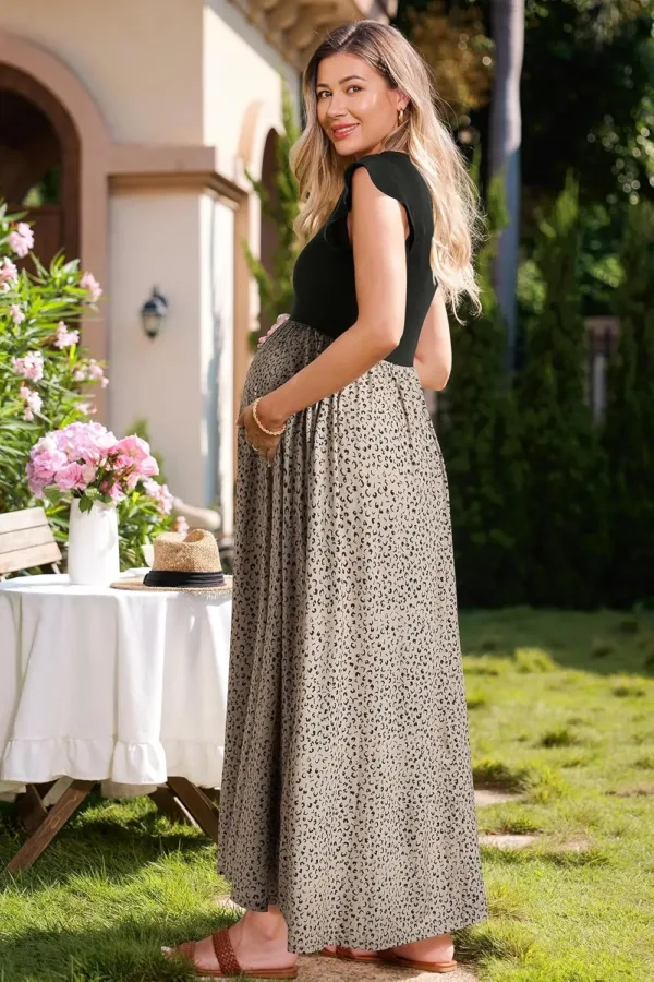 maternity dress summer maxi 5