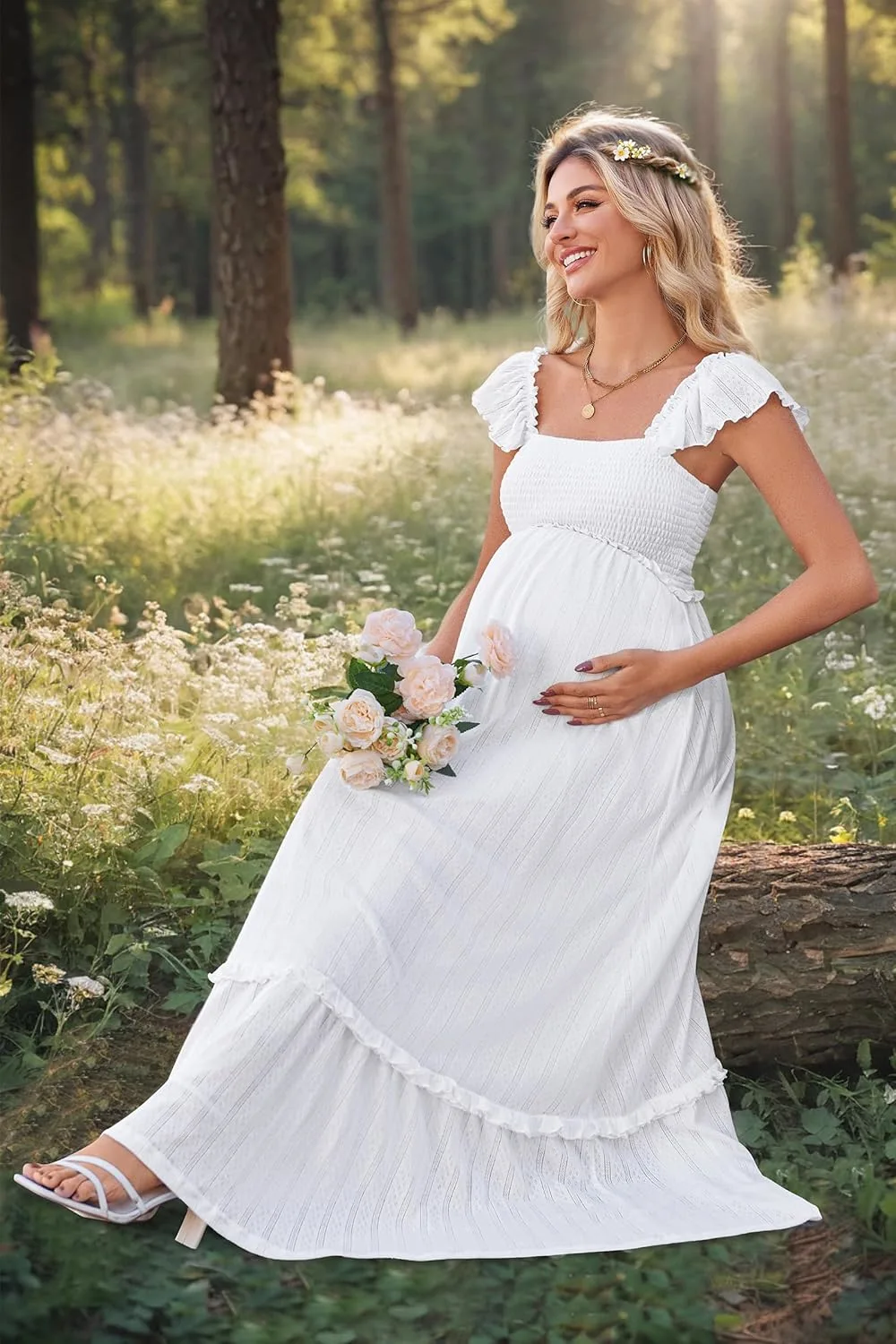 maternity dress summer photoshoot 4