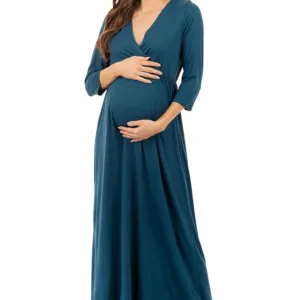 maternity dress v neck 5