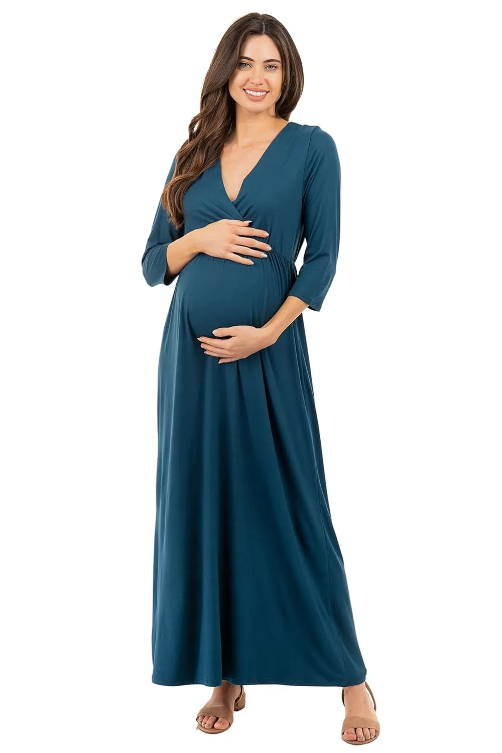 maternity dress v neck 5