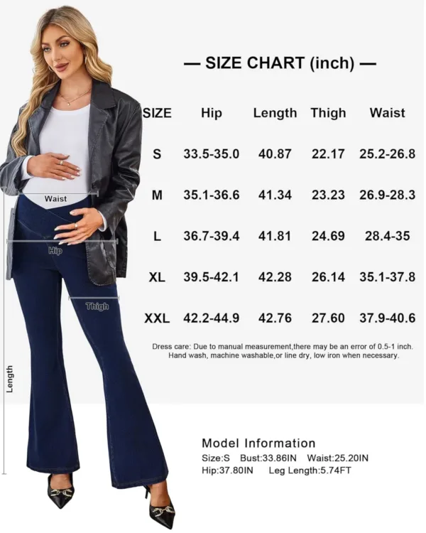 maternity flare jeans 7