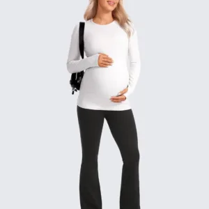 maternity flare leggings 5