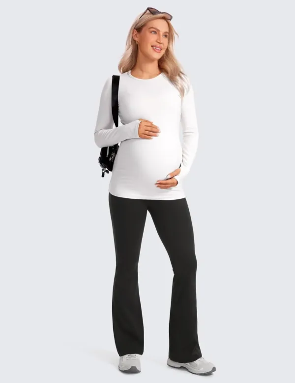 maternity flare leggings 5