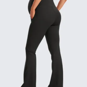 maternity flare leggings pockets 2
