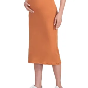 maternity high waisted skirt 1