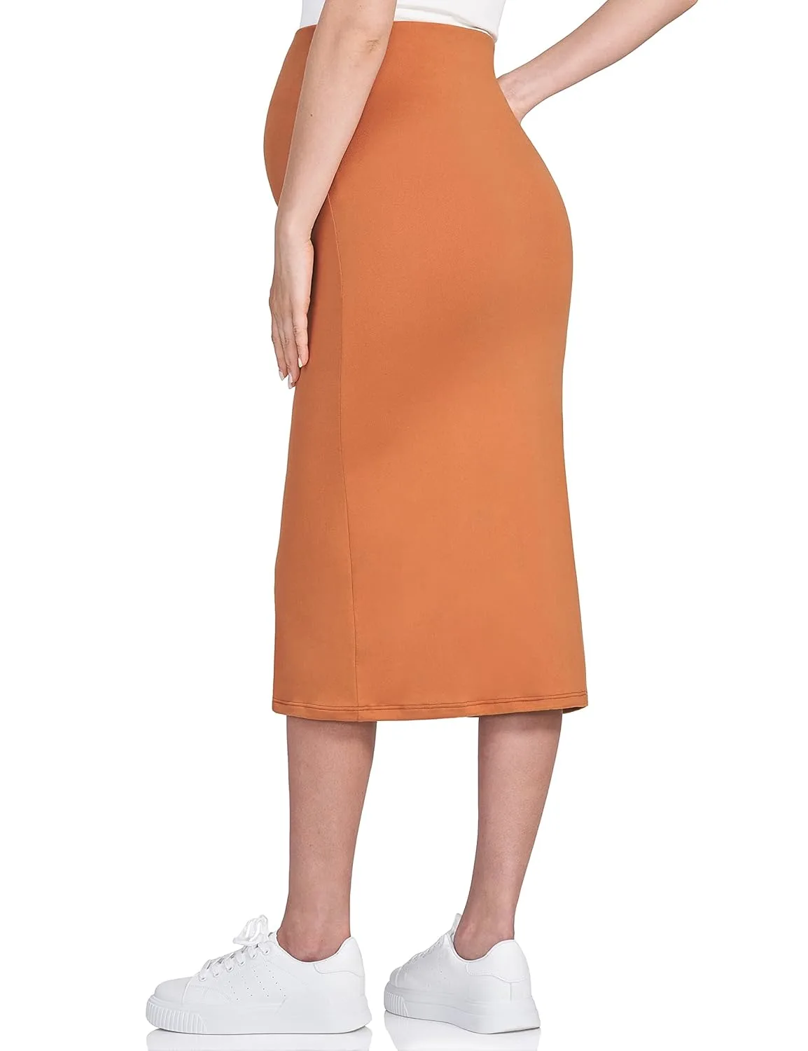 maternity high waisted skirt 5