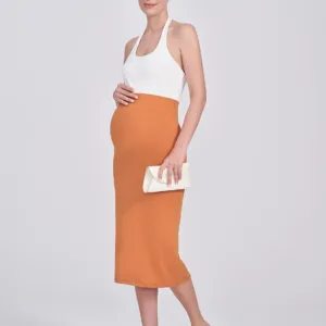 maternity high waisted skirt 6