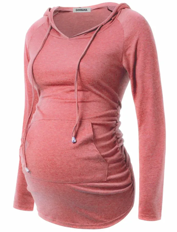 maternity hoodie sweatshirt 1