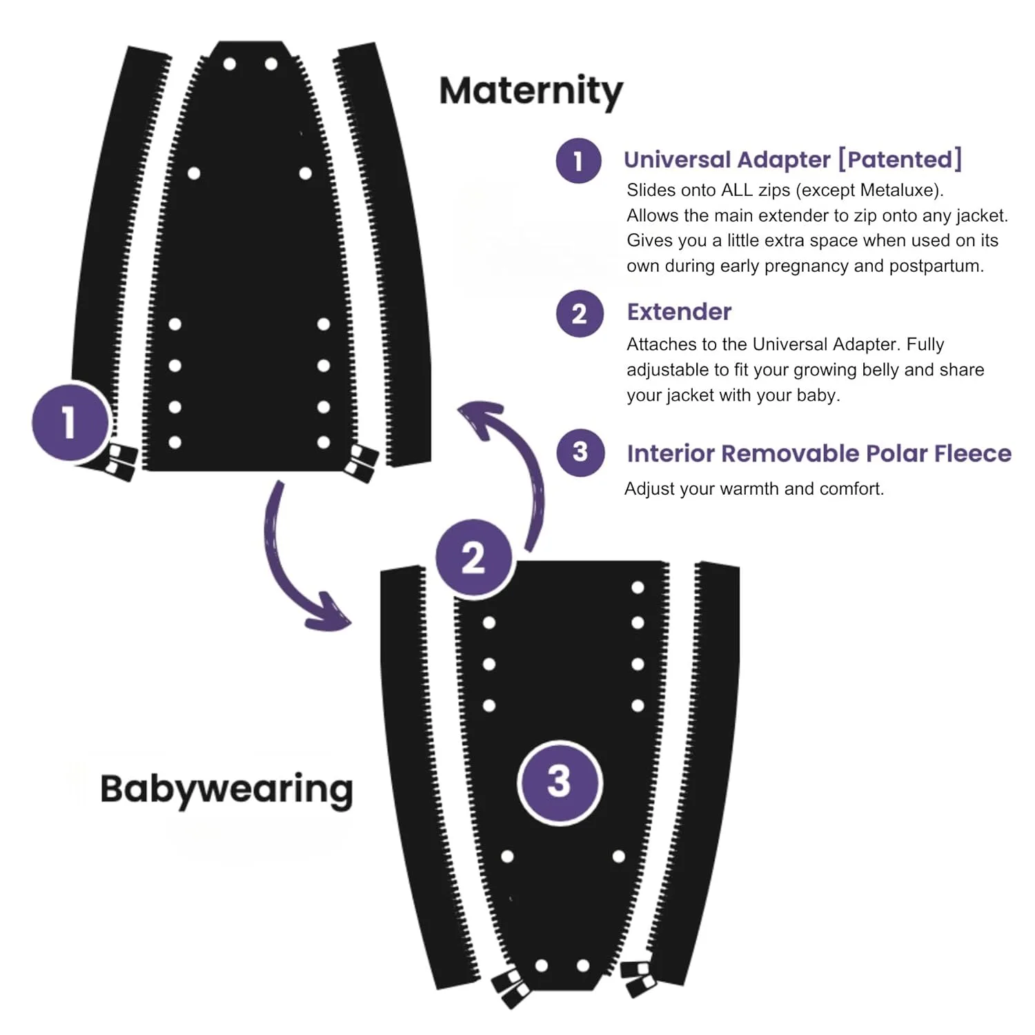 maternity jacket extender 3