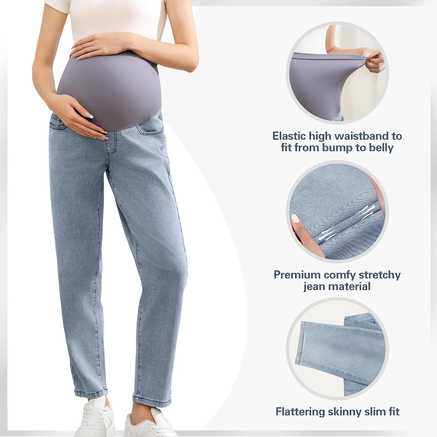 maternity jeans belly 2