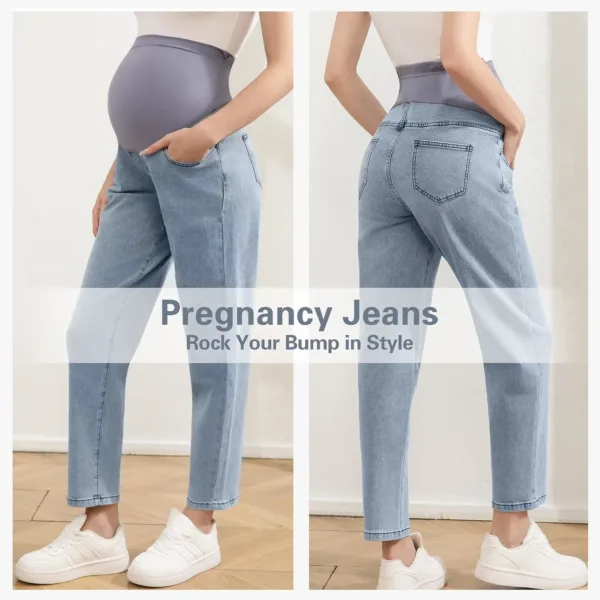 maternity jeans belly 4