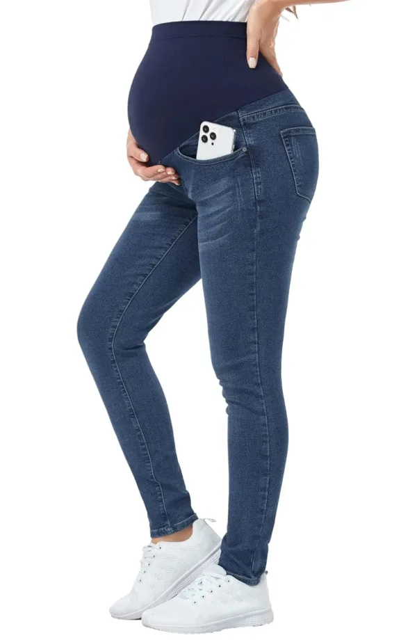 maternity jeans belly pockets 1