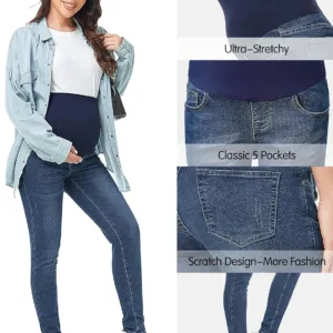 maternity jeans belly pockets 2