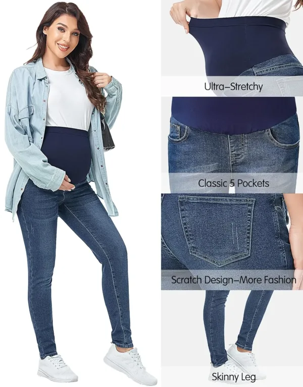 maternity jeans belly pockets 2