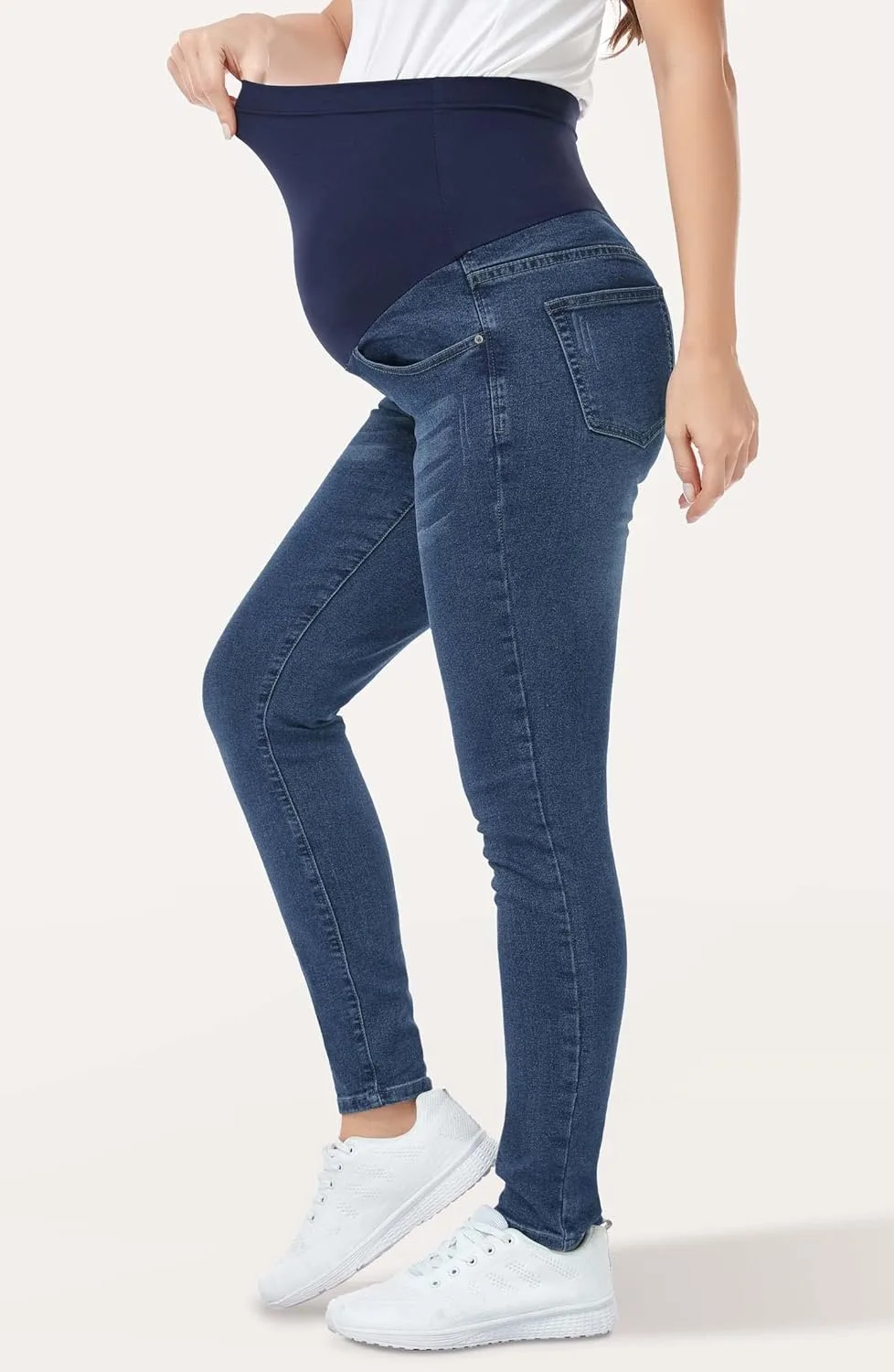 maternity jeans belly pockets 4