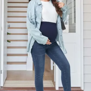 maternity jeans belly pockets 6